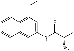 L-ALANINE 4-METHOXY-BETA-NAPHTHYLAMIDE Structural