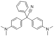 BIS-(4-N,N-DIMETHYLAMINOPHENYL) PHENYLACTONITRILE Structural