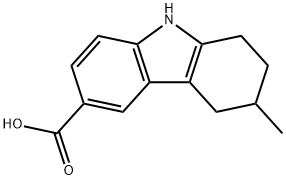 6-METHYL-6,7,8,9-TETRAHYDRO-5H-CARBAZOLE-3-CARBOXYLIC ACID Structural