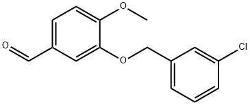 3-[(3-CHLOROBENZYL)OXY]-4-METHOXYBENZALDEHYDE