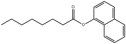 ALPHA-NAPHTHYL CAPRYLATE Structural