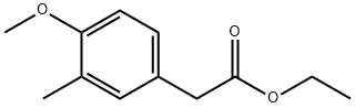 ethyl 2-(4-methoxy-3-methylphenyl)acetate Structural