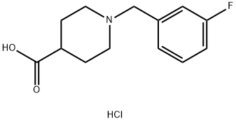 1-(3-Fluorobenzyl)piperidine-4-carboxylic acid hydrochloride