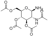 2-ACETAMIDO-2-DEOXY-3,4,6-TRI-O-ACETYL-BETA-D-GLUCOPYRANOSYLAMINE Structural