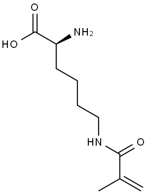 N-METHACRYLOYL-L-LYSINE Structural