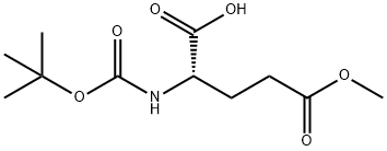 BOC-GLU(OME)-OH Structural