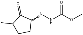 Hydrazinecarboxylic  acid,  (3-methyl-2-oxocyclopentylidene)-,  methyl  ester  (9CI) Structural