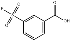 3-(fluorosulphonyl)benzoic acid  Structural