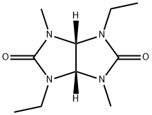 Imidazo[4,5-d]imidazole-2,5(1H,3H)-dione, 1,4-diethyltetrahydro-3,6-dimethyl-, (3aR,6aR)- (9CI) Structural