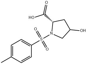 PROLINE, 4-HYDROXY-1-[(4-METHYLPHENYL)SULFONYL]- Structural