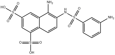 1,3-NAPHTHALENEDISULFONIC ACID, 5-AMINO-6-[[(3-AMINOPHENYL)SULFONYL]AMINO]-