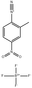 2-METHYL-4-NITROBENZENEDIAZONIUM TETRAFLUOROBORATE Structural