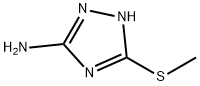 3-AMINO-5-METHYLTHIO-1H-1,2,4-TRIAZOLE Structural