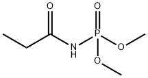 Phosphoramidic  acid,  (1-oxopropyl)-,  dimethyl  ester  (9CI) Structural