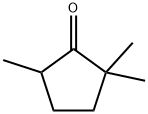 2,2,5-TRIMETHYLCYCLOPENTANONE Structural