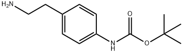 [4-(2-AMINO-ETHYL)-PHENYL]-CARBAMIC ACID TERT-BUTYL ESTER Structural