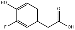 3-FLUORO-4-HYDROXYPHENYLACETIC ACID Structural