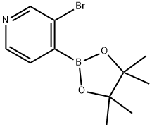 3-BROMO-4-(4,4,5,5-TETRAMETHYL-[1,3,2]DIOXABOROLAN-2-YL)PYRIDINE Structural