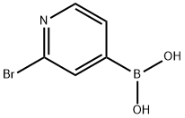 2-BROMOPYRIDIN-4-YLBORONIC ACID Structural