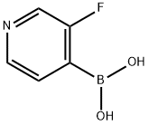 3-FLUOROPYRIDINE-4-BORONIC ACID Structural