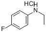 N-ETHYL-P-FLUOROANILINE HYDROCHLORIDE Structural