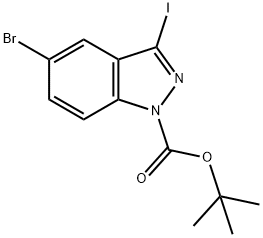 TERT-BUTYL 5-BROMO-3-IODO-1H-INDAZOLE-1-CARBOXYLATE