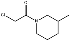 2-CHLORO-1-(3-METHYL-PIPERIDIN-1-YL)-ETHANONE Structural