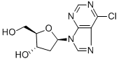 6-CHLOROPURINE-2'-DEOXYRIBOSIDE Structural