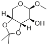 METHYL-3,4-O-ISOPROPYLIDENE-BETA-D-ARABINOPYRANOSIDE Structural