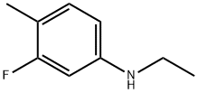 Benzenamine, N-ethyl-3-fluoro-4-methyl- (9CI) Structural