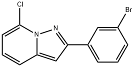 2-(3-BROMOPHENYL)-7-CHLOROPYRAZOLO[1,5-A]PYRIDINE