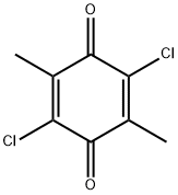 2,5-DICHLORO-3,6-DIMETHYL-P-BENZOQUINONE Structural