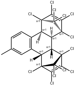 2-METHYLNAPHTHALENE-BIS(HEXACHLOROCYCLOPENTADIENE) ADDUCT Structural