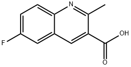 6-FLUORO-2-METHYLQUINOLINE-3-CARBOXYLIC ACID Structural