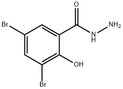 3,5-DIBROMO SALICYL HYDRAZIDE Structural