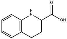 1,2,3,4-TETRAHYDRO-QUINOLINE-2-CARBOXYLIC ACID Structural