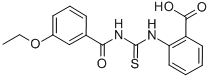 2-[[[(3-ETHOXYBENZOYL)AMINO]THIOXOMETHYL]AMINO]-BENZOIC ACID Structural