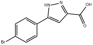 3-(4-BROMOPHENYL)-1H-PYRAZOLE-5-CARBOXYLIC ACID Structural