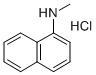 N-METHYL-1-NAPHTHYLAMINE HYDROCHLORIDE Structural