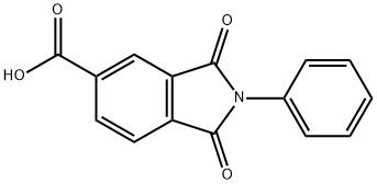 1,3-DIOXO-2-PHENYLISOINDOLINE-5-CARBOXYLIC ACID Structural