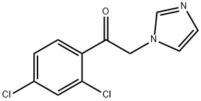 1-(2,4-DICHLOROPHENYL)-2-(1H-IMIDAZOLE-1-YL) ETHANONE Structural