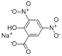 3,5-DINITRO-2-HYDROXYBENZOIC ACID SODIUM Structural