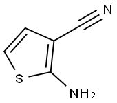 2-AMINO-3-CYANOTHIOPHENE Structural