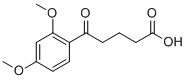 5-(2,4-dimethoxyphenyl)-5-oxopentanoic acid Structural