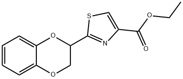 ETHYL 2-(2,3-DIHYDRO-1,4-BENZODIOXIN-2-YL)-1,3-THIAZOLE-4-CARBOXYLATE Structural