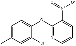 2-(4-CHLORO-2-METHYLPHENOXY)-3-NITROPYRIDINE Structural