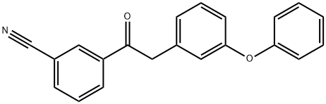 3-[2-(3-PHENOXYPHENYL)ACETYL]BENZONITRILE