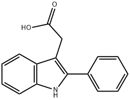 (2-PHENYL-1H-INDOL-3-YL)ACETIC ACID Structural