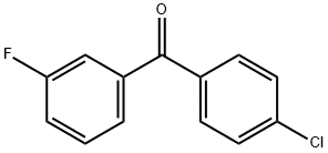 4-CHLORO-3'-FLUOROBENZOPHENONE Structural