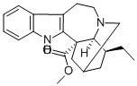 methyl ibogamine-18-carboxylate Structural